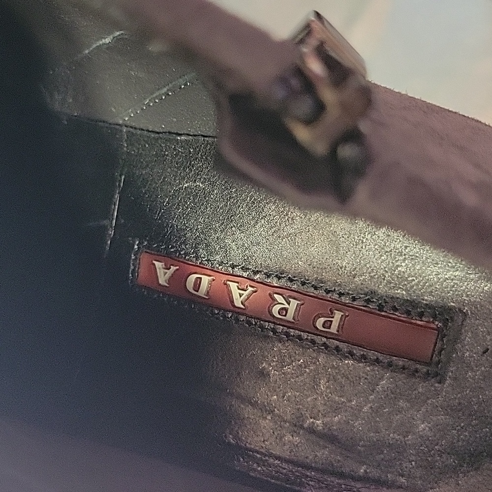 PRADA!!! flawless grey suede ankle booties leather boots - Picture 9 of 11